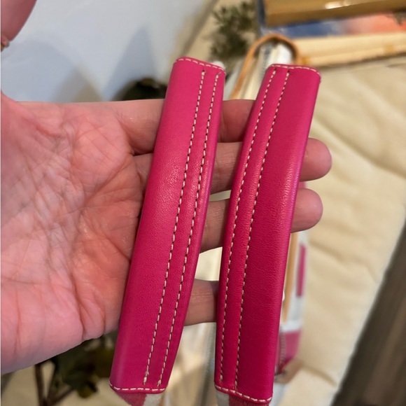 Coach Hampton Sateen Zip Top in Pink - Picture 7 of 7